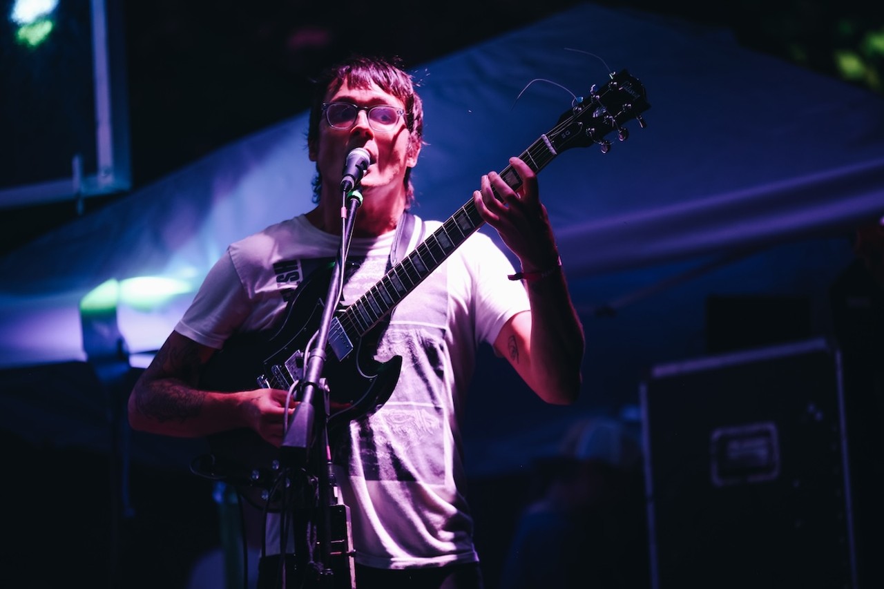 Frankie and the Witch Fingers performing at the 2024 Nelsonville Music Festival