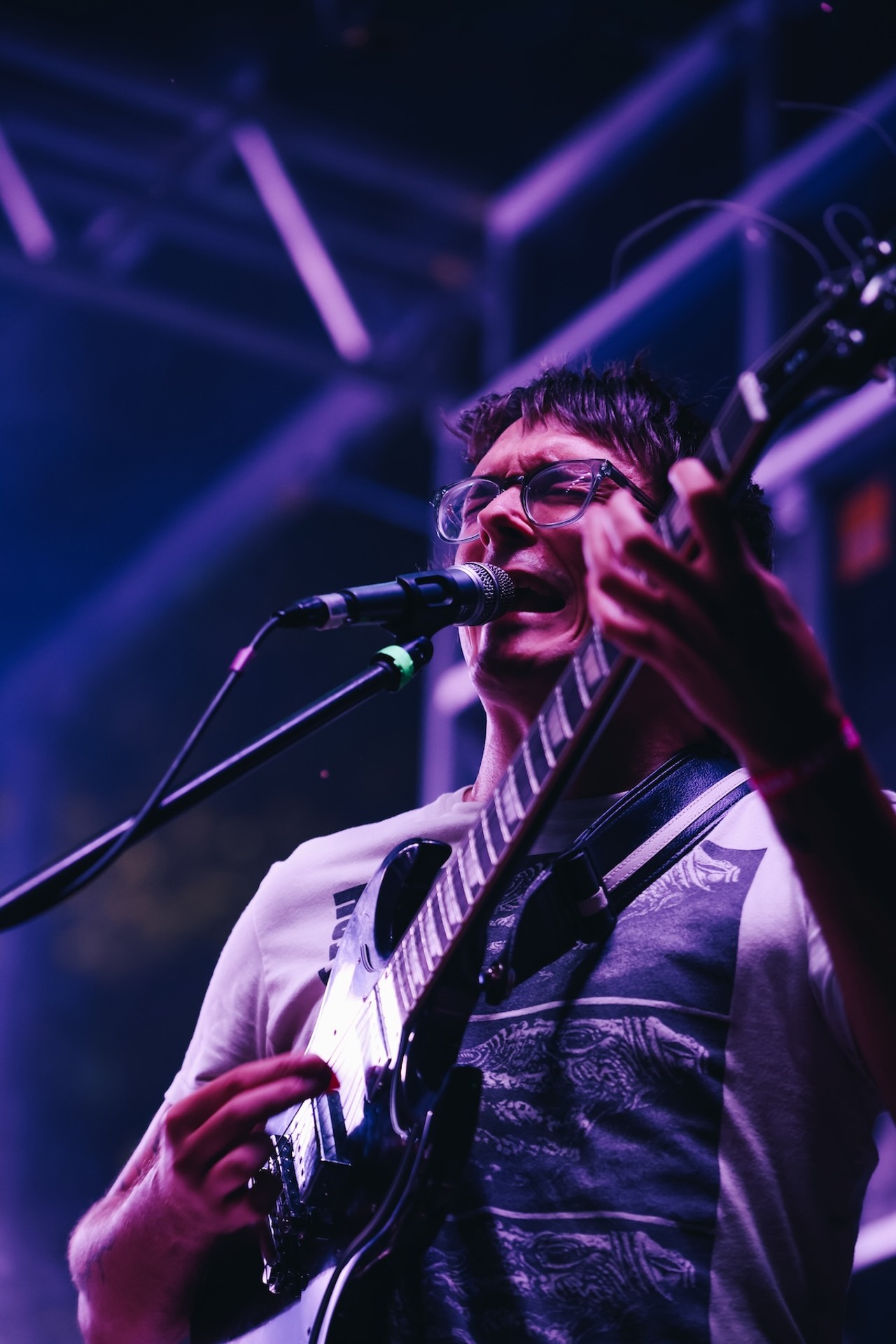 Frankie and the Witch Fingers performing at the 2024 Nelsonville Music Festival