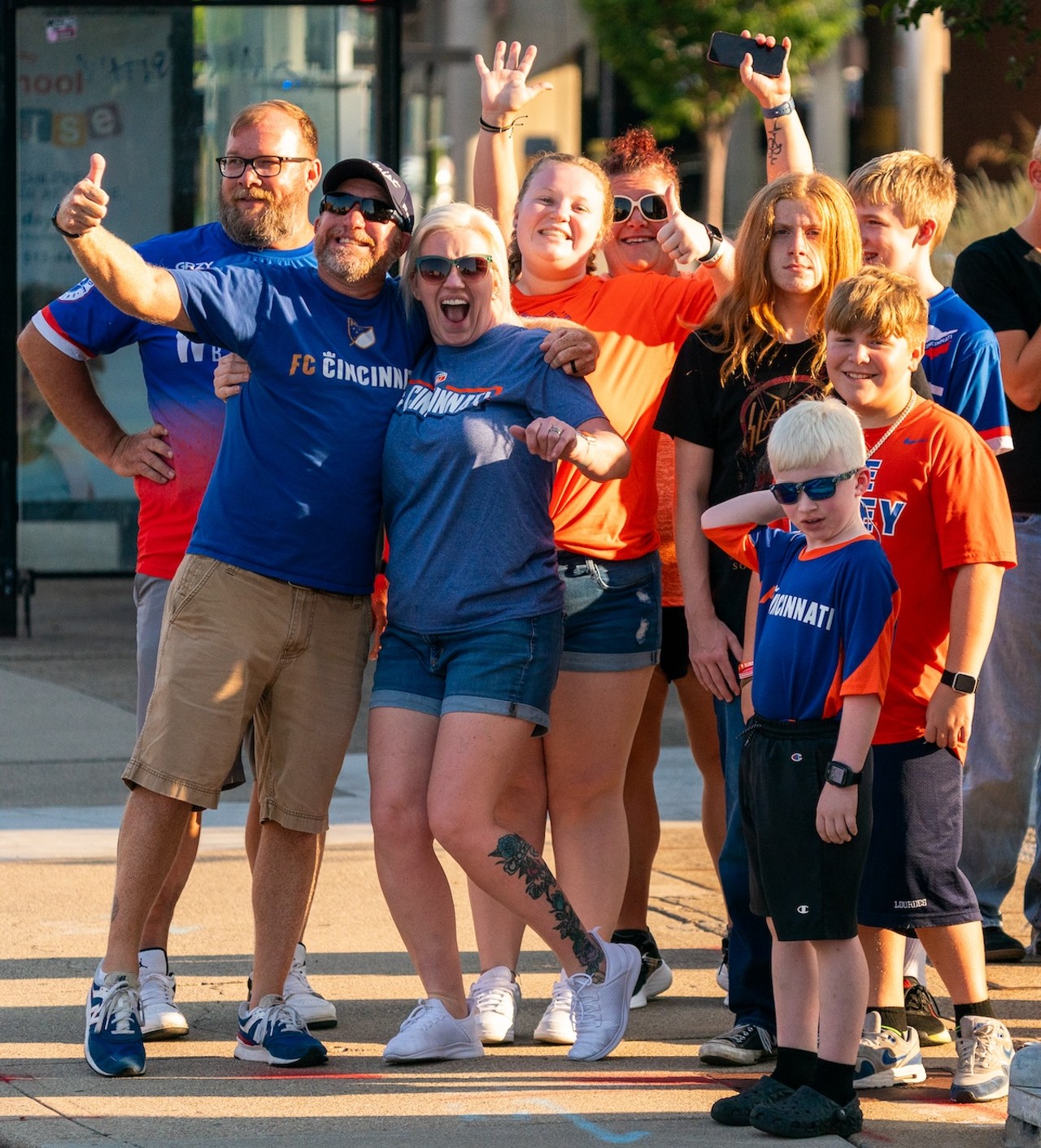 Fans arriving to TQL Stadium for FC Cincinnati's Leagues Cup match | FC Cincinnati vs. NYCFC | Aug. 5, 2024