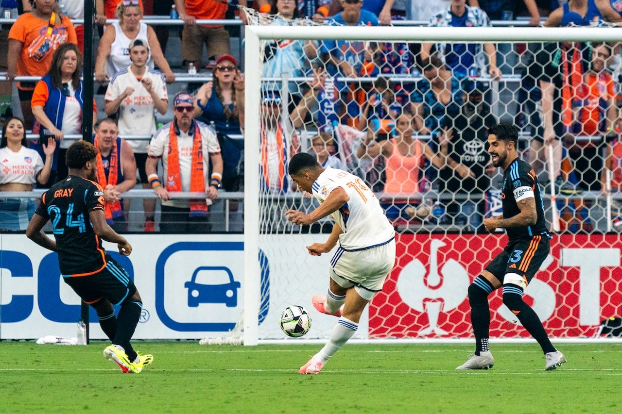 Kevin Kelsey takes a shot at goal | FC Cincinnati vs. NYCFC | Aug. 5, 2024