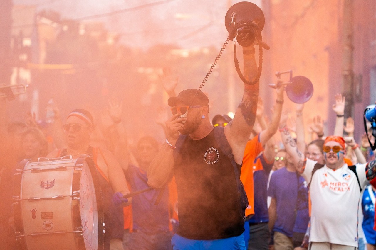 The March makes its final approach to TQL Stadium ahead of Leagues Cup clash | FC Cincinnati vs. NYCFC | Aug. 5, 2024