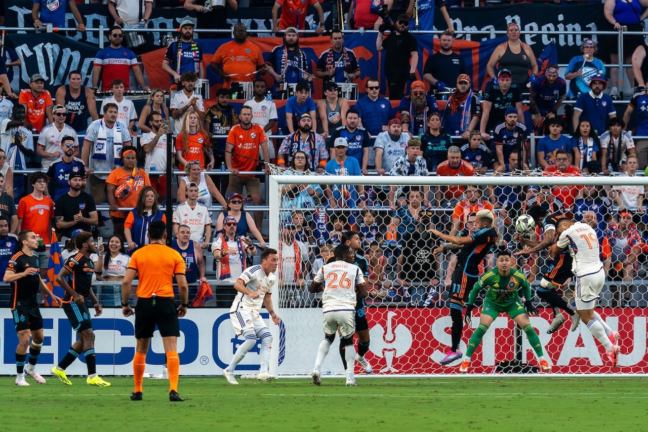 Contested header in front of FC Cincinnati's goal | FC Cincinnati vs. NYCFC | Aug. 5, 2024