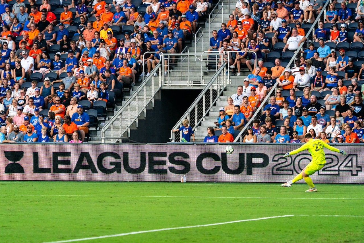 Goalkeeper Paul Walters taking a goal kick for FC Cincinnati | FC Cincinnati vs. NYCFC | Aug. 5, 2024