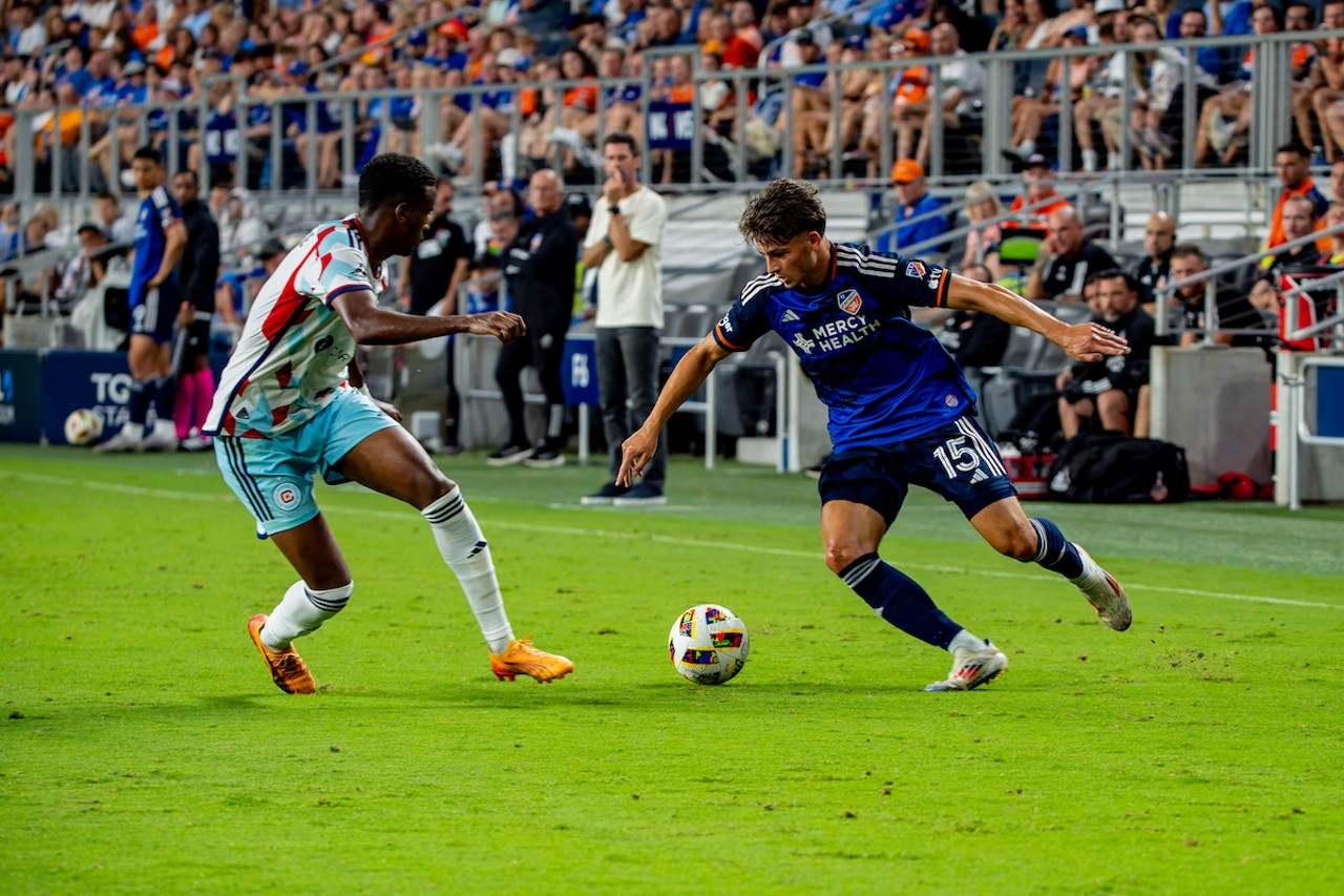 Bret Halsey zeroes in on the ball | FC Cincinnati vs. Chicago Fire | July 17, 2024