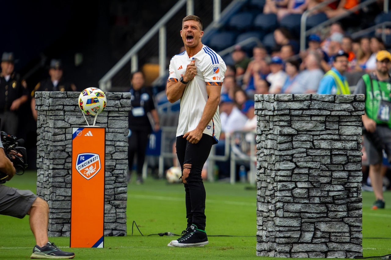 WWE superstar Grayson Waller presents the game ball | FC Cincinnati vs. Chicago Fire | July 17, 2024