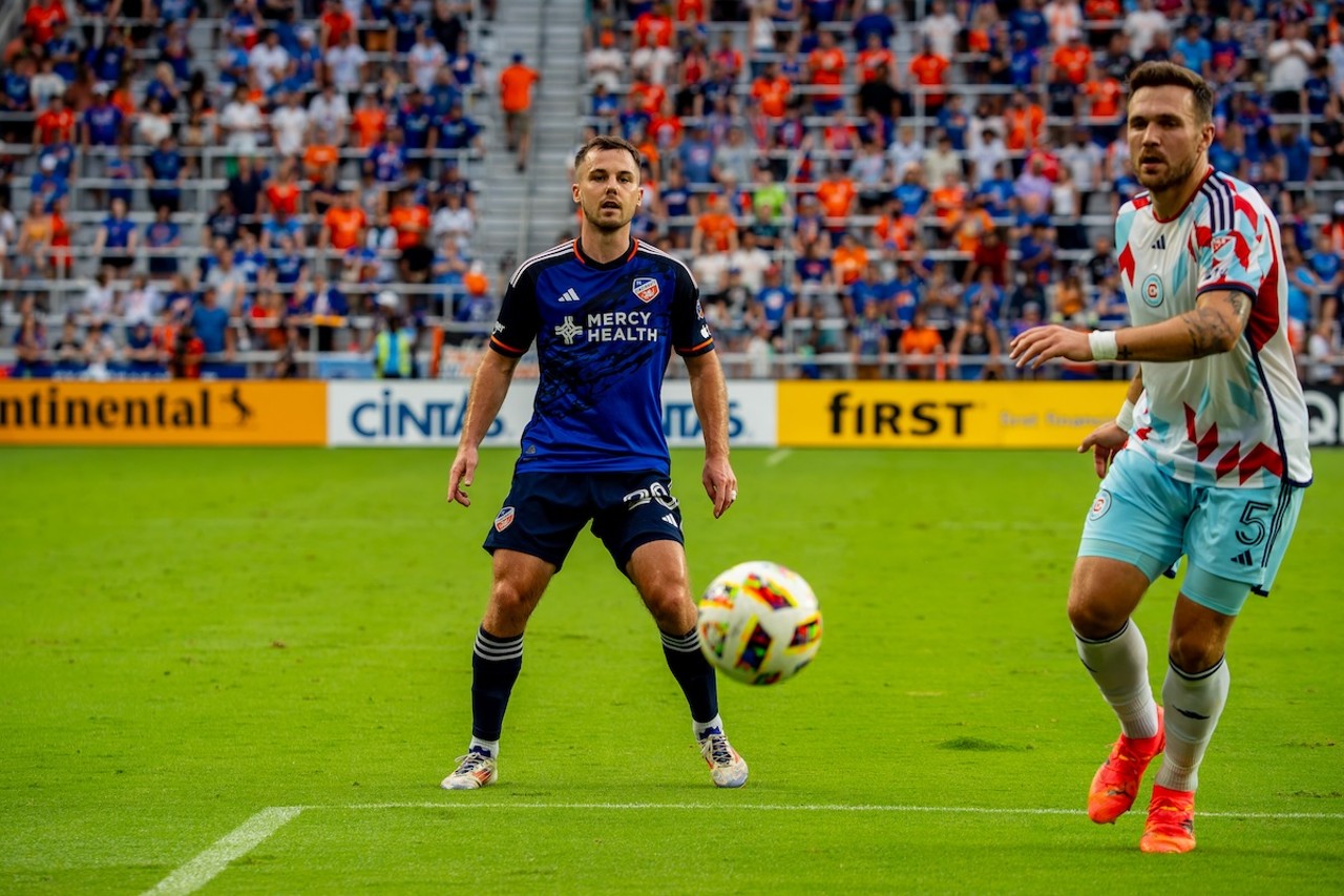 Pavel Bucha makes a pass | FC Cincinnati vs. Chicago Fire | July 17, 2024