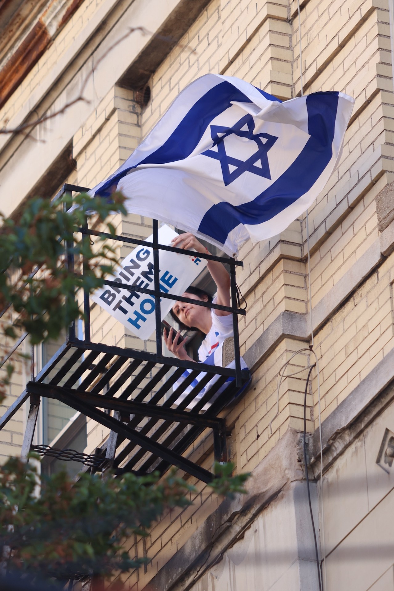 A pro-Palestinian protest at Fountain Square on May 27, 2024