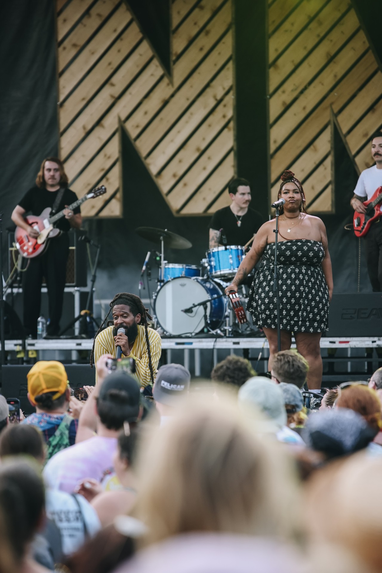 Thee Sacred Souls performing at the 2024 Nelsonville Music Festival