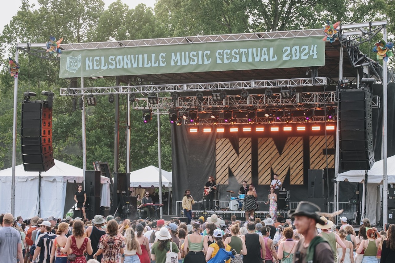 Thee Sacred Souls performing at the 2024 Nelsonville Music Festival