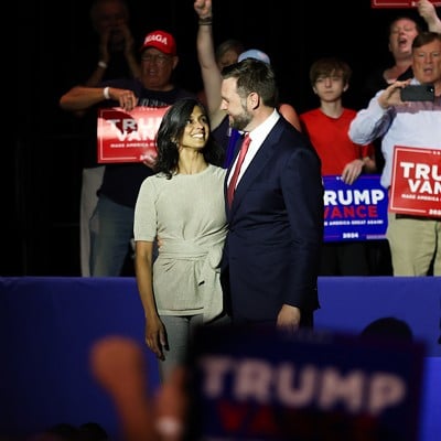 J.D. Vance held his first solo campaign rally as the Republican Vice Presidential nominee at Middletown High School on July 22.