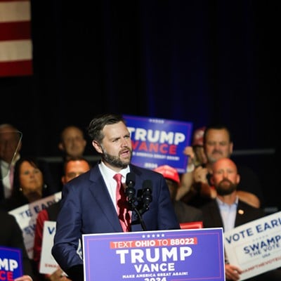 J.D. Vance held his first solo campaign rally as the Republican Vice Presidential nominee at Middletown High School on July 22.