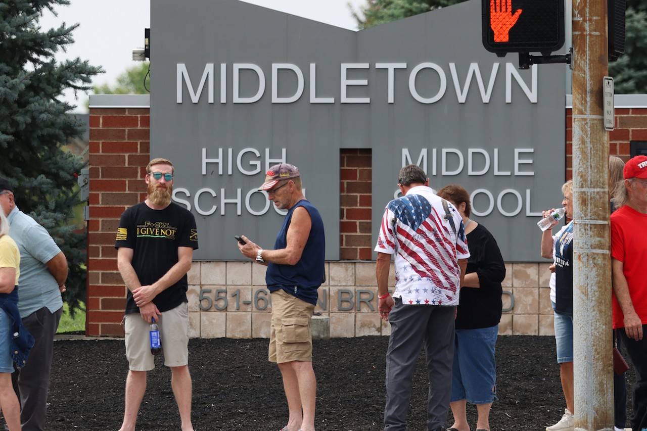 J.D. Vance held his first solo campaign rally as the Republican Vice Presidential nominee at Middletown High School on July 22.