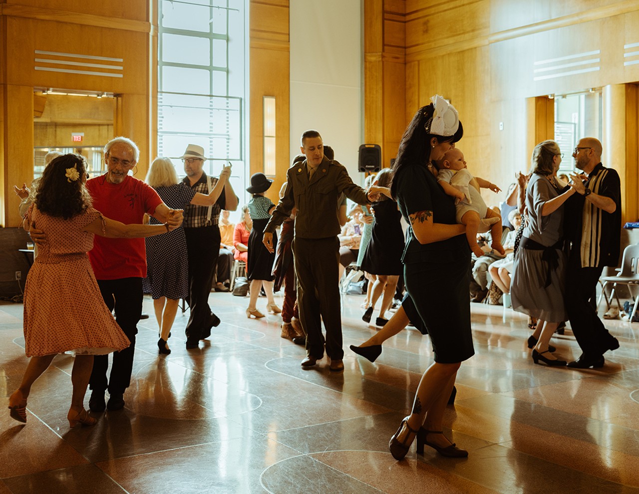 1940s Day at Cincinnati Museum Center on Aug. 26, 2023.