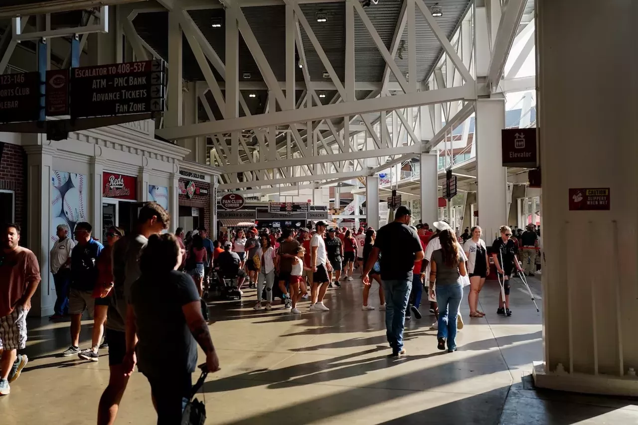 Fans enter Great American Ball Park | Cincinnati Reds vs. Kansas City Royals | Aug. 17, 2024