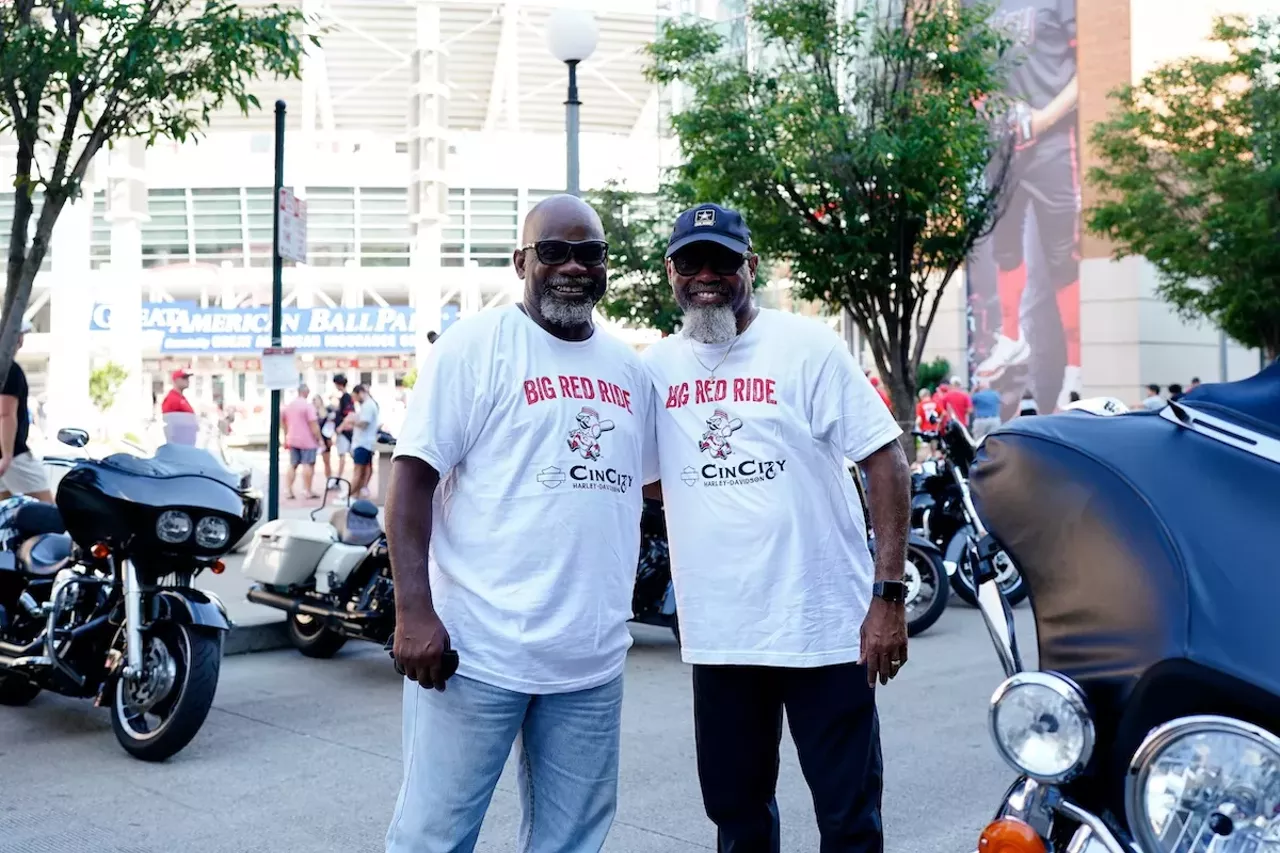 Reds fans participate in the Big Red Ride | Cincinnati Reds vs. Kansas City Royals | Aug. 17, 2024