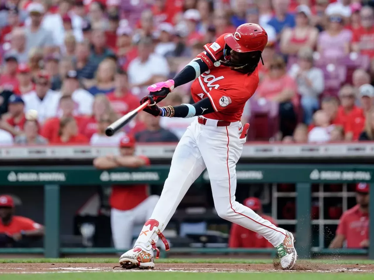 Elly De La Cruz grounds out | Cincinnati Reds vs. Kansas City Royals | Aug. 17, 2024