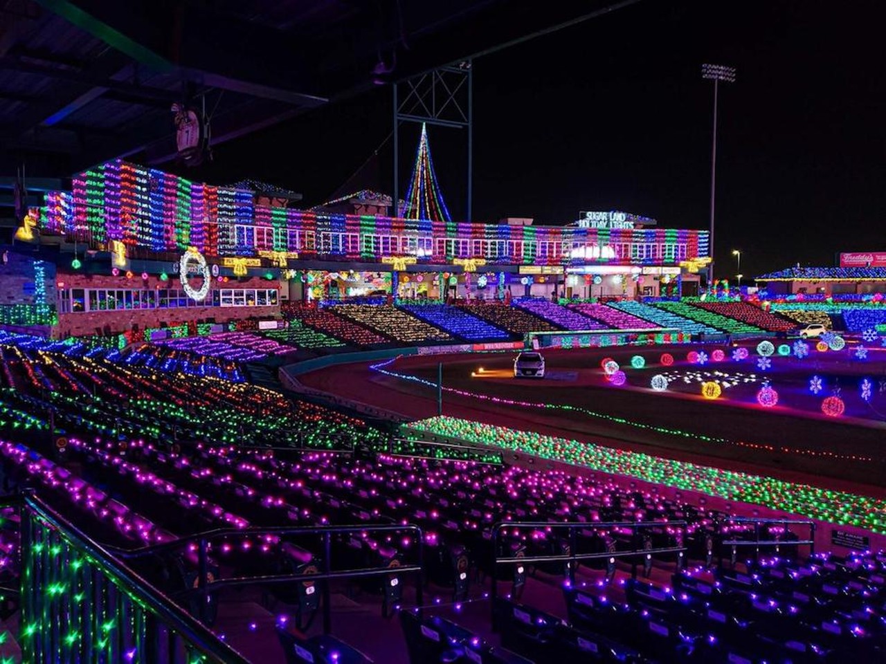 Deck the Y’alls Lightfest at Thomas More Stadium
5:30 p.m.-12:30 a.m.
Admire the immersive light displays at Thomas More Stadium, which features over two million dazzling lights, and enjoy the last night of the lights display. Enjoy open skating earlier in the day and stay until the New Year for the fireworks show. 7950 Freedom Way, Florence, decktheyalls.com.