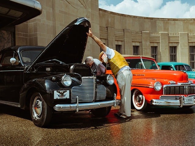 1940s Day at Cincinnati Museum Center on Aug. 26, 2023.