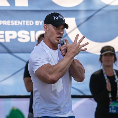 John Cena at the 2023 Kroger Wellness Festival