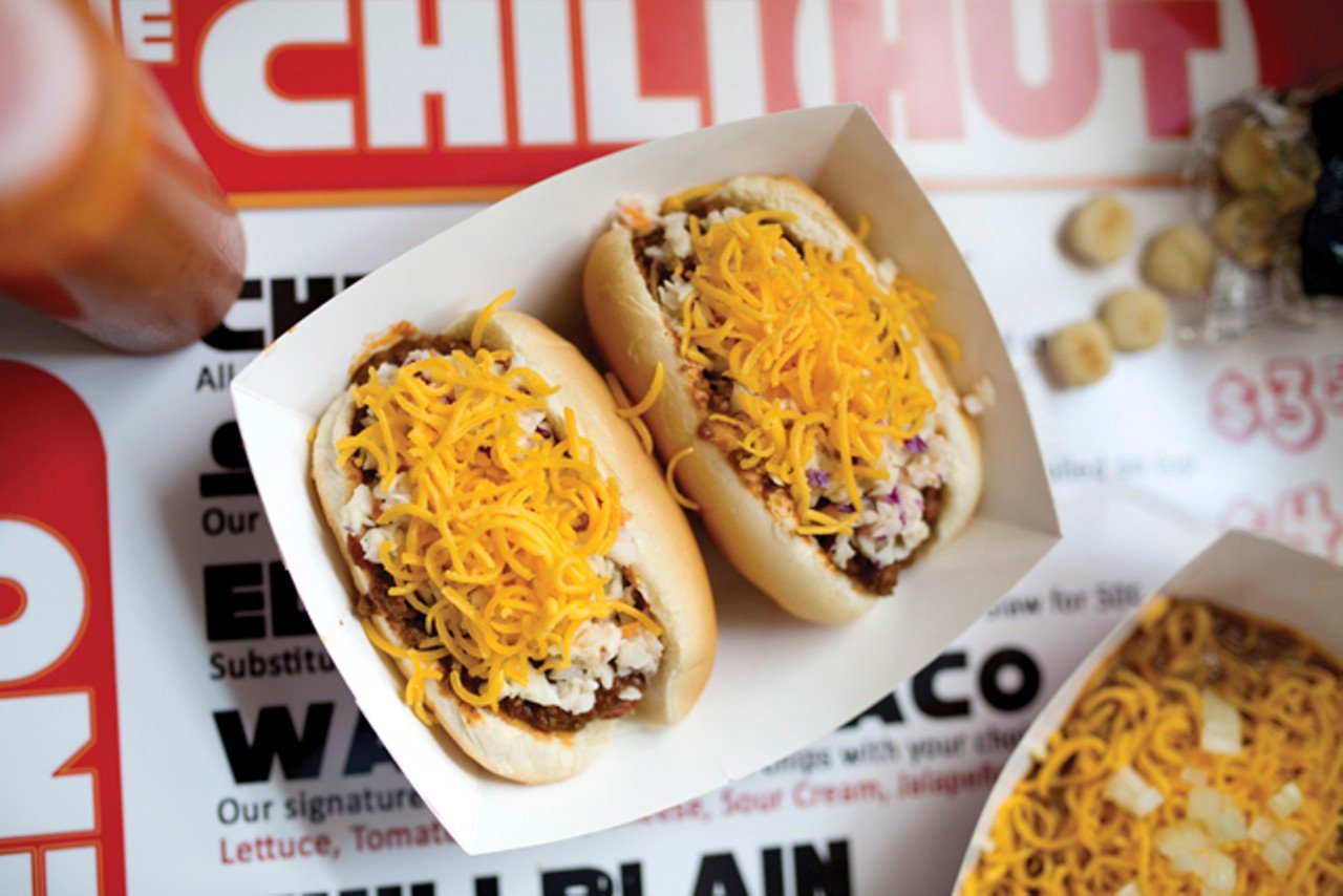 No. 9 Best Chili (Non-Chain): The Chili Hut (Temporarily Closed)
390 Loveland Madeira Road, Loveland
Must-Try Chili Dish: Eden Pork coney: A spicy mett topped with Chili Hut’s signature chili; you can also add coleslaw.