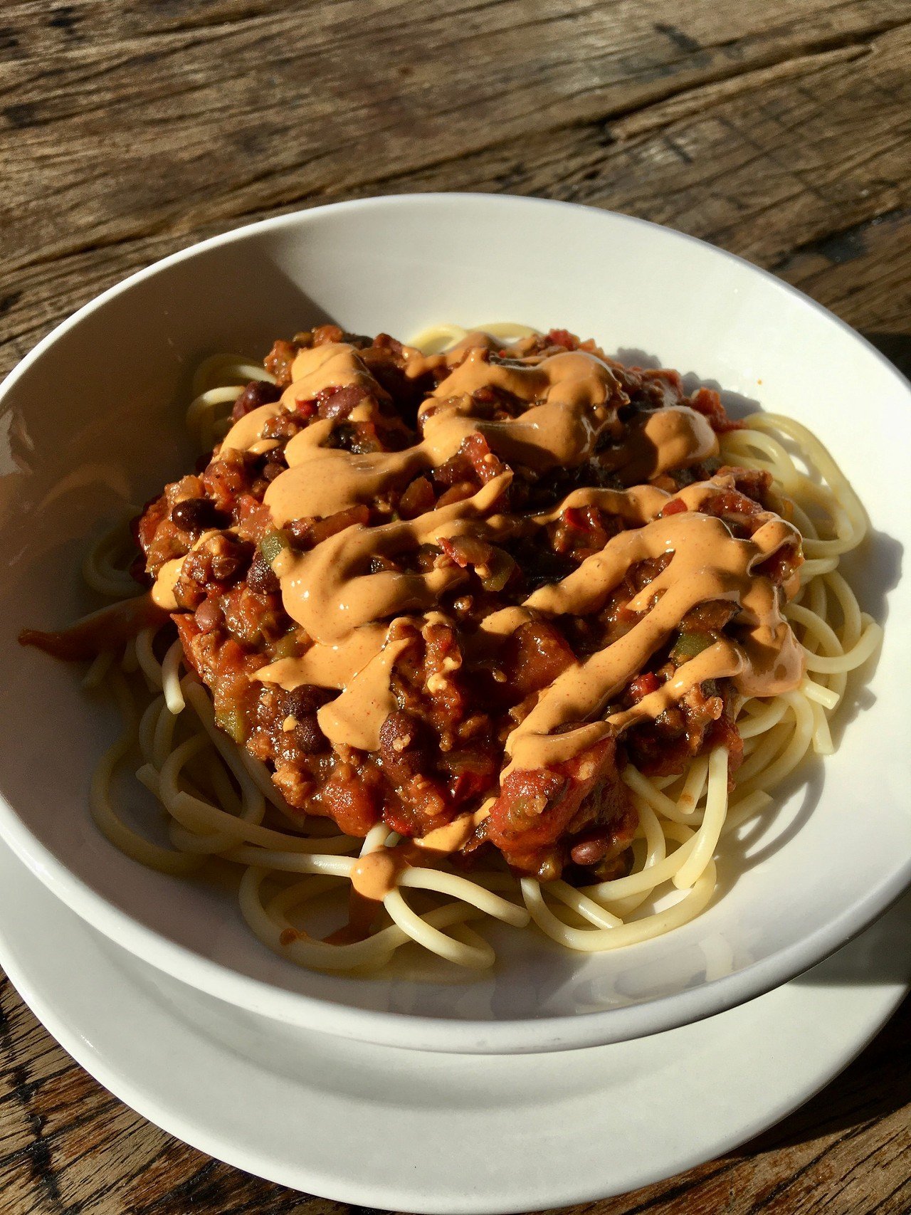 No. 8 Best Chili (Non-Chain): Melt Revival
4100 Hamilton Ave., Northside
Must-Try Chili Dish: Vegetarian 3-Way: Melt’s Cincinnati-style black bean
chili over spaghetti and topped with white cheddar. A vegan option is also available.