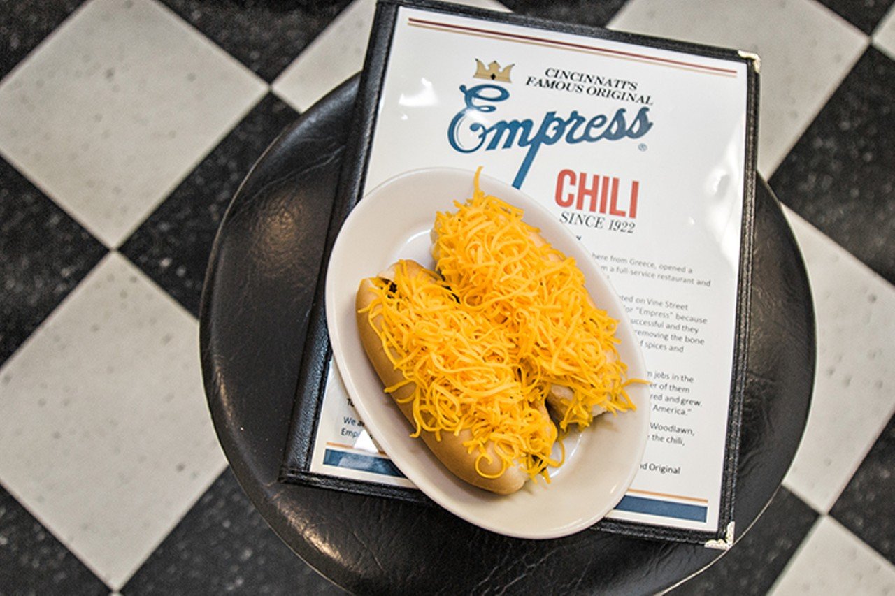 No. 5 Best Chili (Non-Chain): Empress Chili
7934 Alexandria Pike, Alexandria
Must-Try Chili Dish: As this is the mother of all Cincinnati chili parlors, go for a classic way or coney.