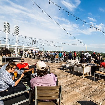 No. 9 Best Rooftop Bar: AC Upper Deck135 Joe Nuxhall Way, The BanksMust Try: Roebling Runner: Malibu Coconut Rum, blue curaçao, pineapple juice and Starry.