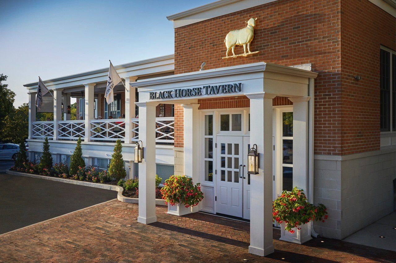 Black Horse Tavern
27 S. Broadway, Lebanon
Jonas Seaman came to Ohio from New Jersey in 1803 and opened the Golden Lamb. In a time when many couldn’t read, the business was marked by a symbol, not a name: a golden lamb. Present-day, the historic hotel and restaurant, in the heart of the Lebanon DORA district, has served 12 presidents and an array of other famous figures. The attached Black Horse Tavern is a more casual dining spot on the backside of the hotel that serves specialty cocktails and beers on draft, including the Black Horse Golden Lager.