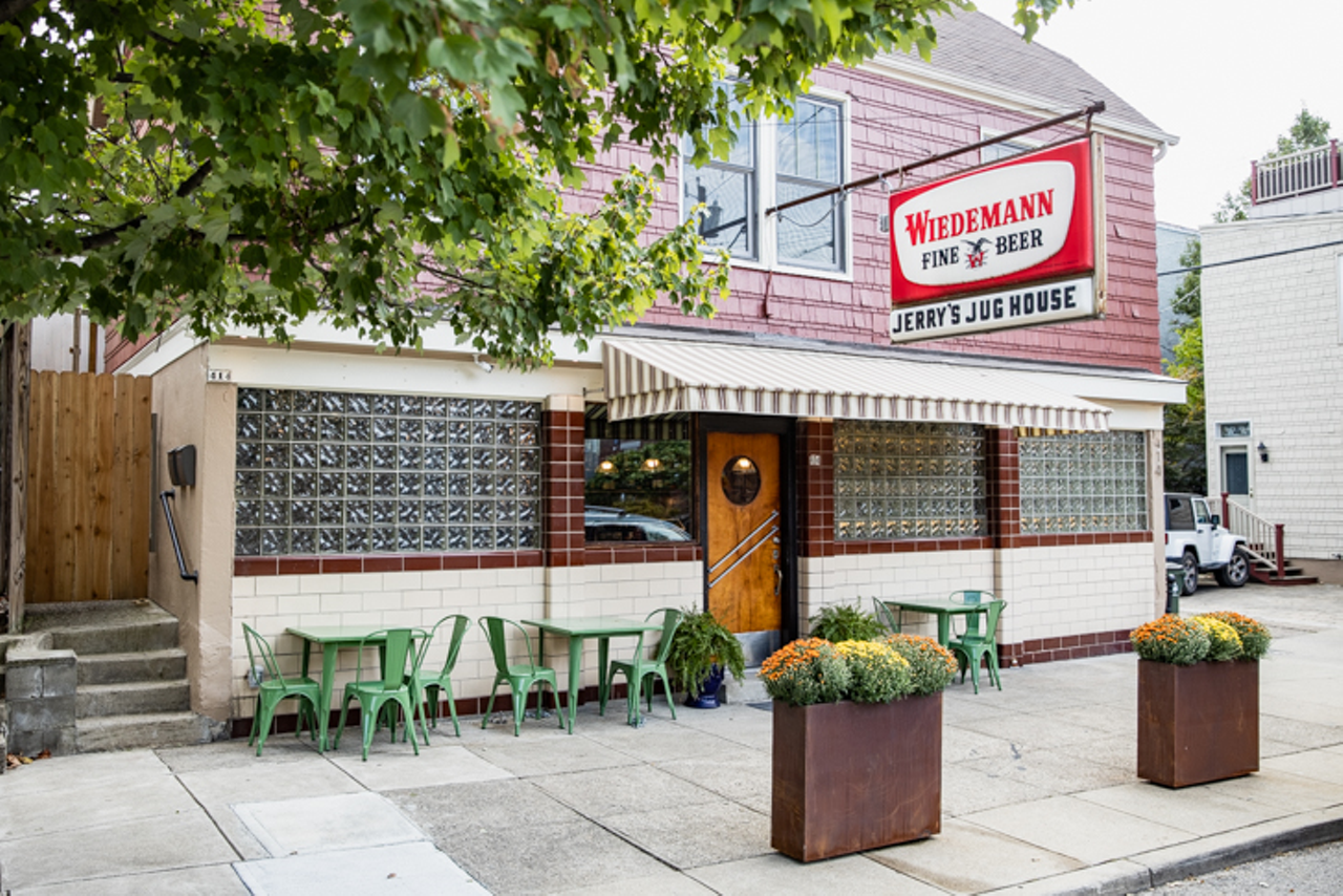 Jerry’s Jug House
414 E. Seventh St., Newport
Jerry's Jug House started as a garage with ties to bootlegging during Prohibition but went legal in the ‘30s as a "jug house." In 2019, its owners revitalized the joint while staying true to its roots. The former back gambling room — er, we mean, “office,” is now a lounge that serves draft beer, cocktails and natural wines. But, of course, you can still find cheap beers and good bourbon there as well.