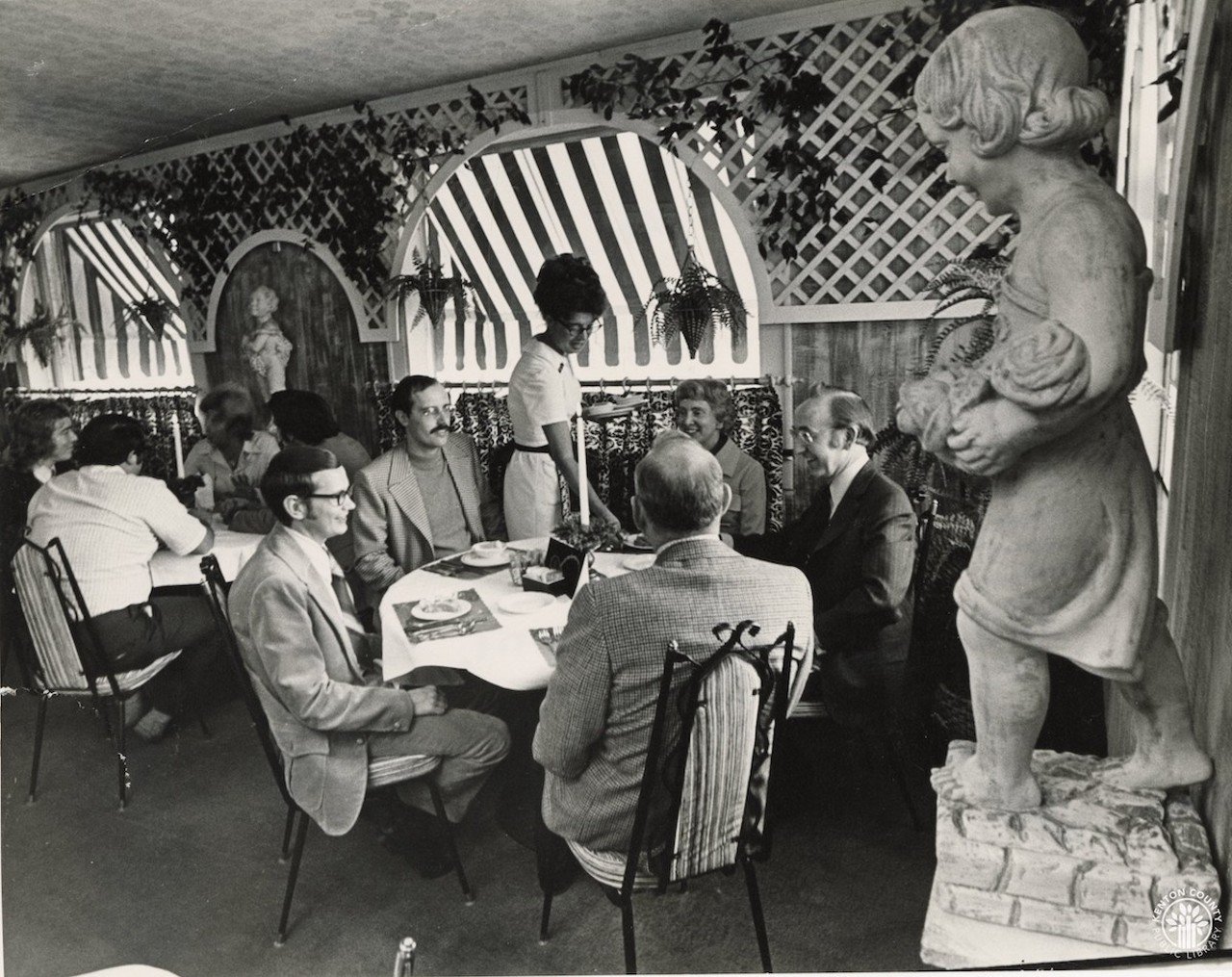 El Greco Restaurant in Southgate, 1973