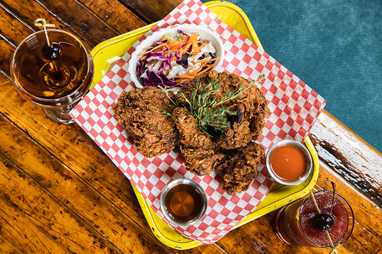 No. 6 Best Chicken: Libby's Southern Comfort
35 W. Eighth St., Covington
Must-try chicken dish: The Hot Honey-Fried Chicken Sandwich — Libby’s fried chicken breast, topped with house-made hot honey, coleslaw and pickled red onion, served on a toasted bun. Get a Cheerwine bourbon slush to wash it all down.