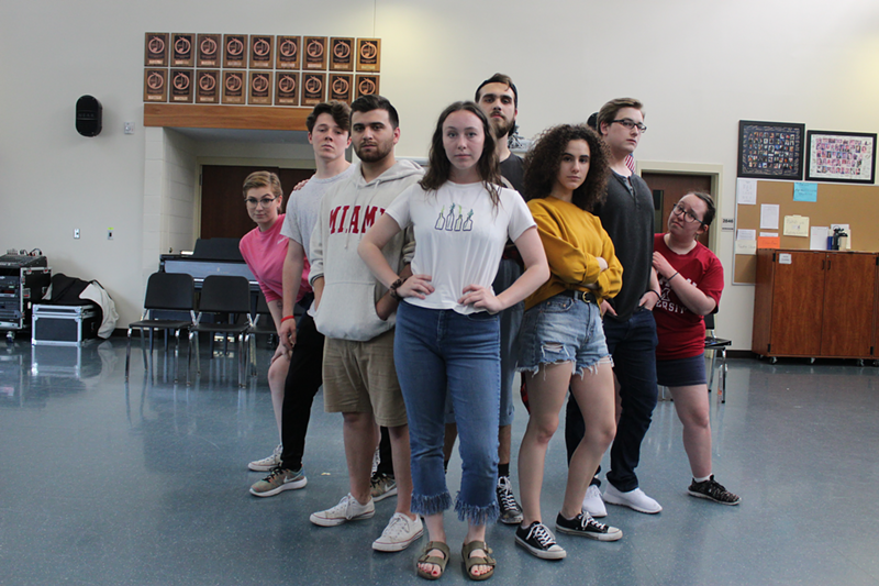 Rehearsal photo from "Octets" - Photo: Provided by Austin Lamewona