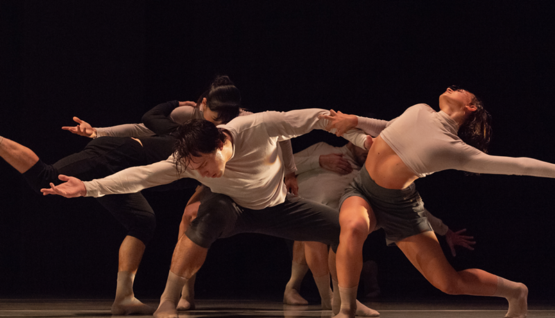 Cincinnati Ballet dancers performing Melissa Gelfin's "Clockwise" - Photo: Peter Mueller