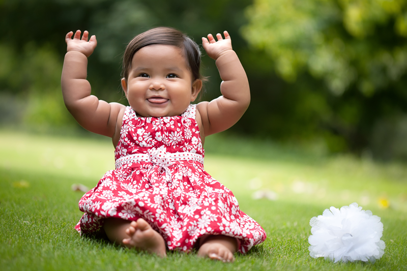 Get a grilled cheese and money will go to diapers for cuties like this little tot - Photo: Provided by Sweet Cheeks Diaper Bank