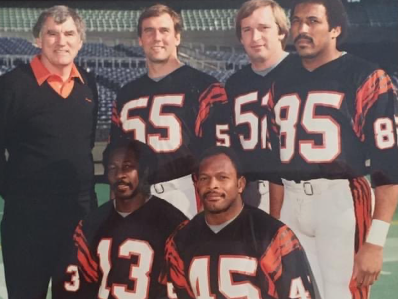 Legendary Cincinnati Bengals cornerback Ken Riley (bottom left) finally is a Pro Football Hall of Famer. - Photo: twitter.com/kenrileyII1