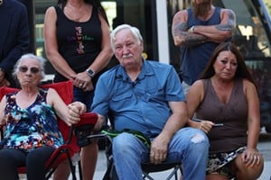 Lois Morrow, 76, (left); Douglas Morrow, 79, (middle); Stacie Morrow-Stickrod (right). - Photo: Lydia Schembre