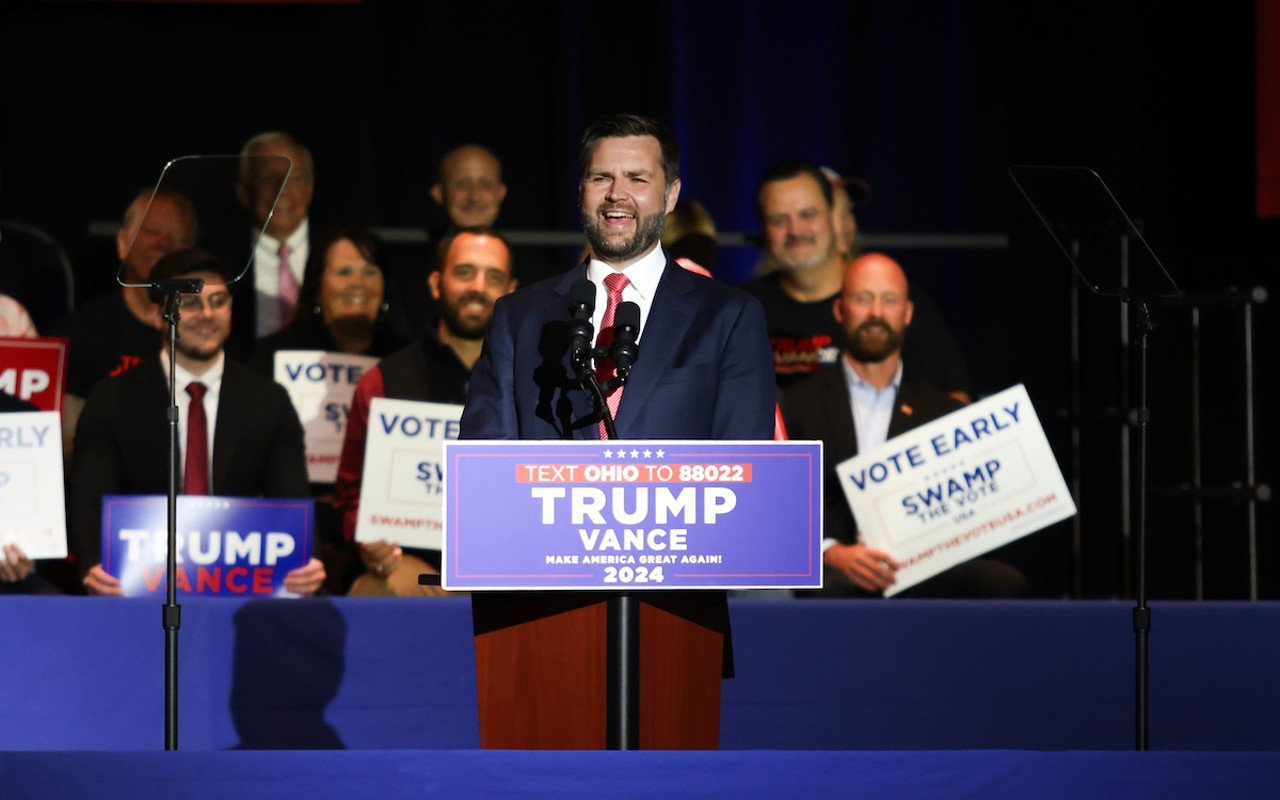 J.D. Vance held his first solo campaign rally as the Republican Vice Presidential nominee at Middletown High School on July 22.