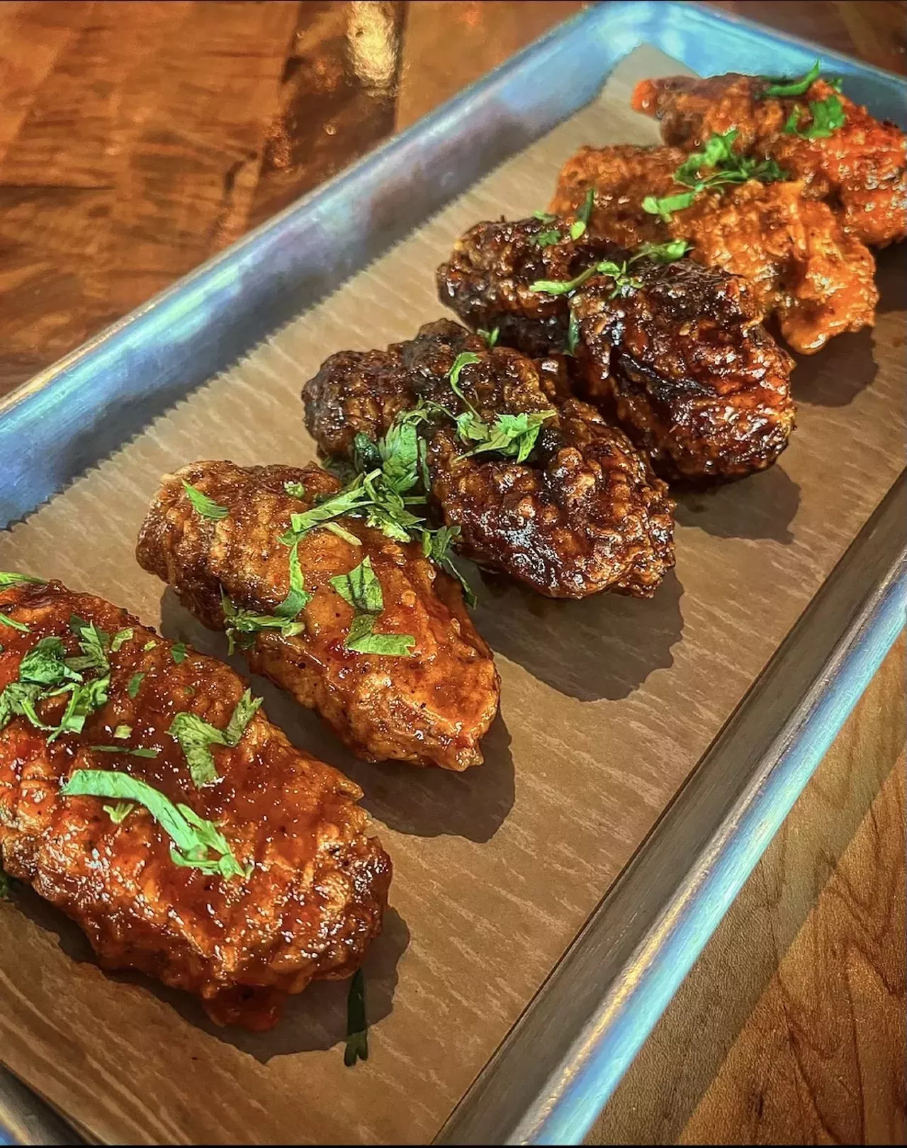 Bandito Food Park + Cantina
3543 Columbia Parkway, Columbia Tusculum
Wing Deal: Creamy Dude Seriously wings: Crispy chicken wings tossed in creamy, spicy Dude Seriously sauce, or Al Pastor-style chicken wings topped with cilantro and pineapple. Dine-in or takeout.