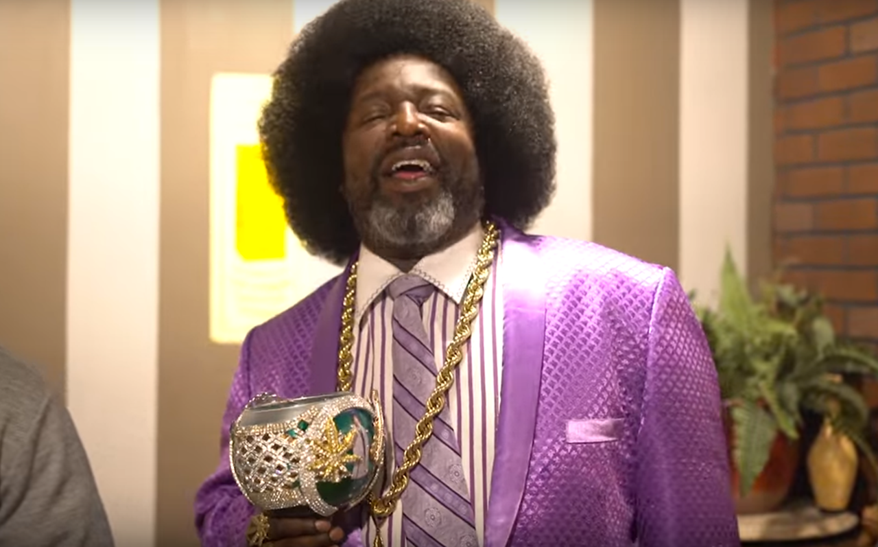 IN: Afroman
Not only did Afroman publish security footage of the raid on his home, which he says caused extensive damage, he’s also making money from it by using the footage on Instagram, t-shirts and music videos for a new album called Lemon Pound Cake. He also had to go to court for this case on April 20 (yes, 4/20). The case is ongoing, and we can’t help but root for Afroman and the perfect, karmic nature of the universe.